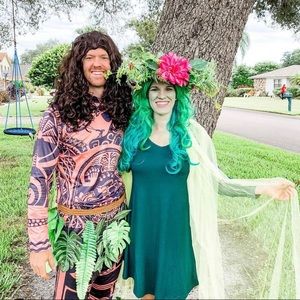 Maui costume with wig, size XL